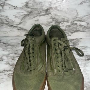 army green vans size 11
